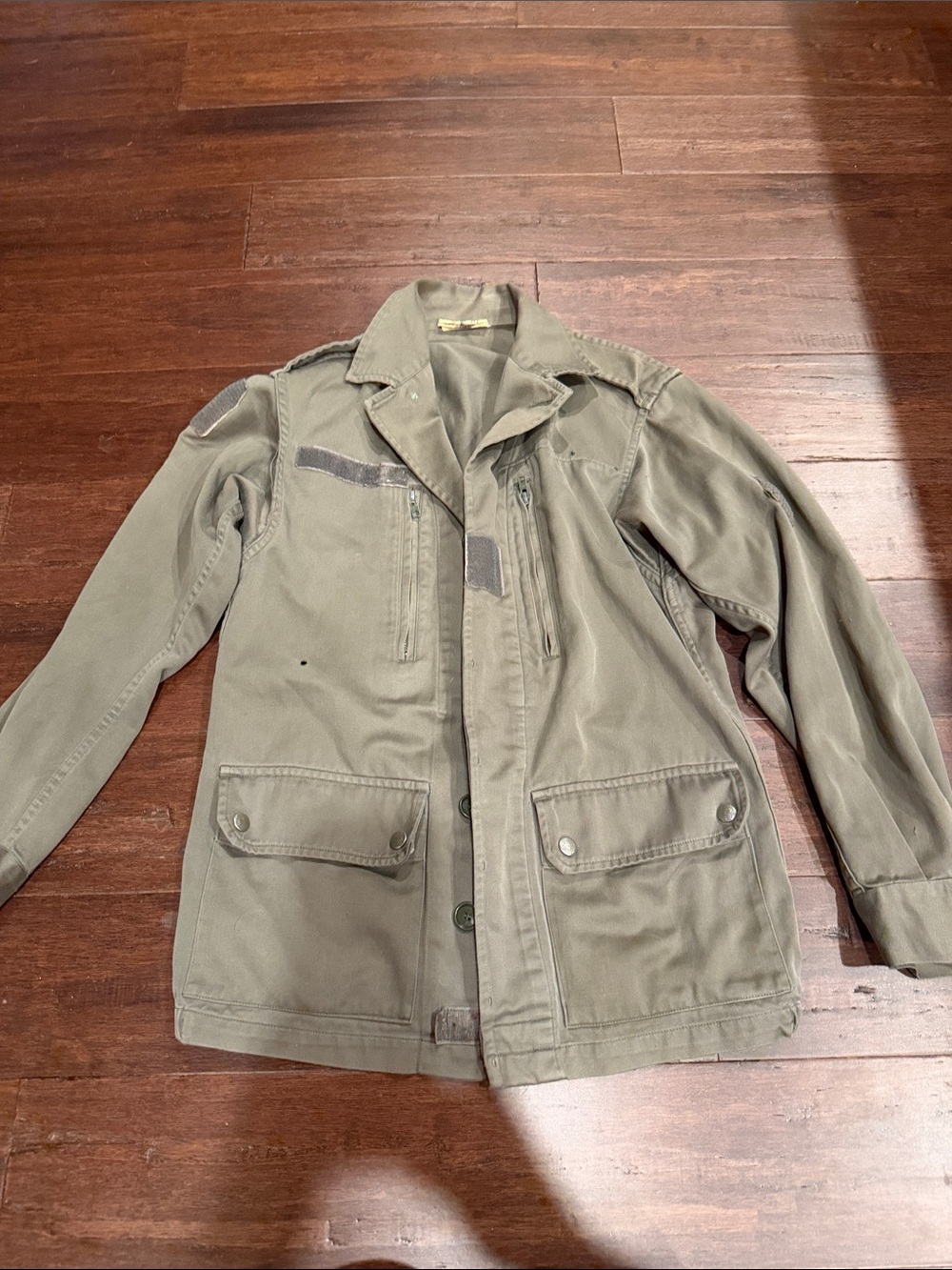 Men's Olive Field Jacket - Military Style Work Coat